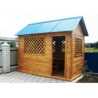 Беседка садовая деревянная в Минске 0680