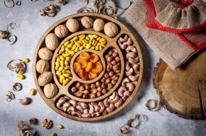 Менажница круглая (дуб) 0035