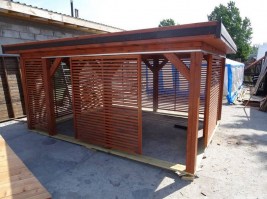 Летняя деревянная беседка 1135