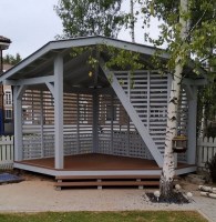 Беседка оригинальная 0500