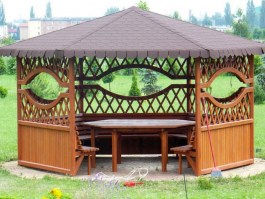 Беседка садовая из дерева 1062