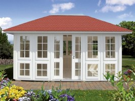 Беседка закрытого типа (застекленная) 1097