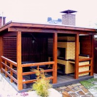 Беседка садовая деревянная 1151