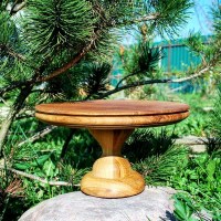 Подставка для торта (дуб) 0003