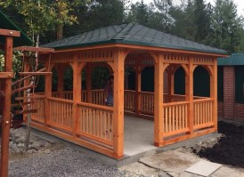 Беседка садовая из дерева 1192