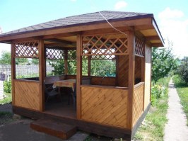 Деревянная беседка 0828