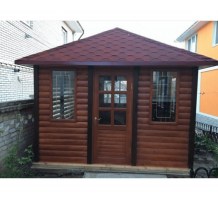 Беседка закрытого типа (застекленная) 0666