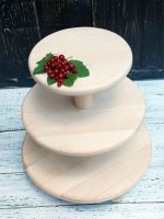 Подставка для десертов (3-ярусная) 0019