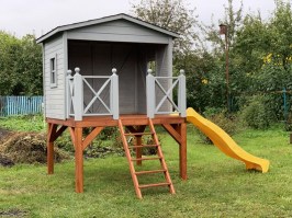 Домик для детей игровой из дерева 0182