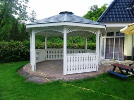 Беседка садовая шестигранная 0603