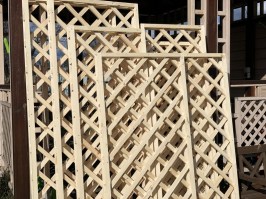 Решетка ( пергола, шпалера ) деревянная изготовим по Вашим размерам в Минске 0036