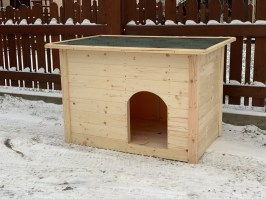Будка для собаки деревянная 0019