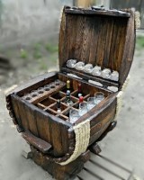 Мини-бар из дерева под заказ 0006