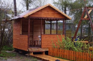 Деревянная беседка 1209