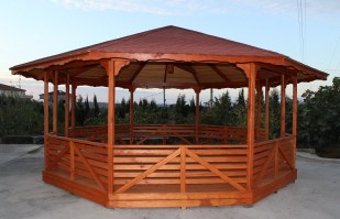 Беседка садовая деревянная 0901