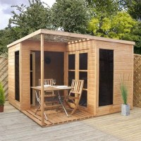 Беседка застекленная 0878