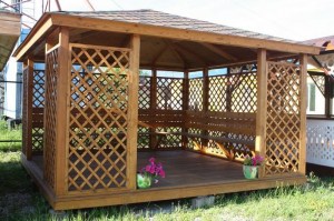 Беседка из дерева 0799