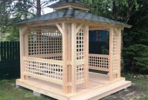 Беседка садовая деревянная 0364