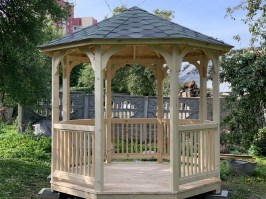 Беседка садовая деревянная 0784