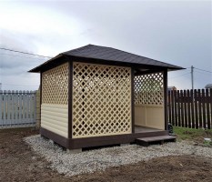 Беседка деревянная 0965