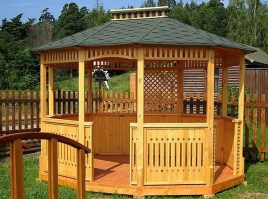 Беседка овальная 0610