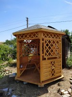 Беседка садовая из дерева 0317