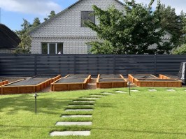 Деревянные грядки 0001