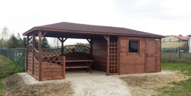 Беседка с хозблоком 1059