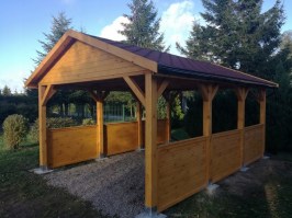 Беседка садовая из дерева 0911