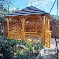 Беседка садовая из дерева 1175