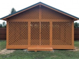 Беседка садовая деревянная 1027