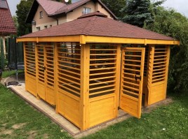 Прямоугольная беседка дачная 0410