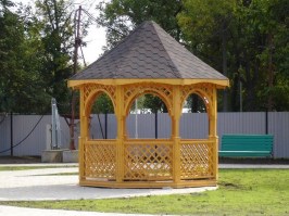 Беседка садовая деревянная 1219
