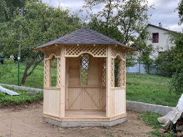 Беседка садовая из дерева 0783