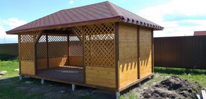 Беседка деревянная 0812