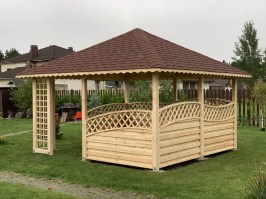 Беседка деревянная садовая 1145