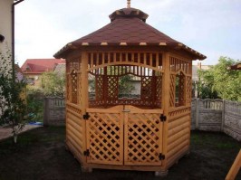 Беседка садовая из дерева 0405