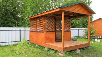 Деревянная беседка 1180