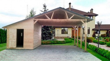 Навес с хозблоком 1194