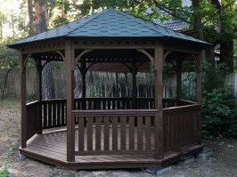 Беседка садовая деревянная 1159