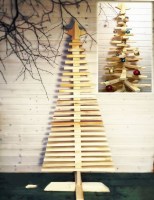 Елка из дерева декоративная 0035