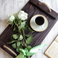 Поднос деревянный 0006