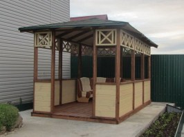 Беседка из дерева 0764