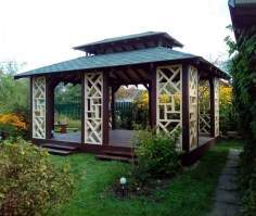 Беседка прямоугольная 0848