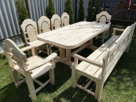 Стол под старину 100х200см  0023