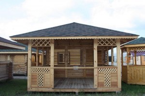 Беседка садовая из дерева 0576