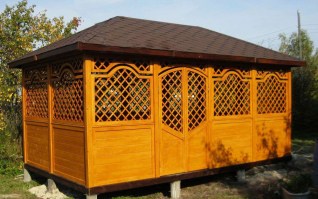 Беседка прямоугольная 0277