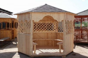 Деревянная беседка 0507