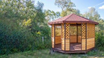 Деревянная беседка 0882