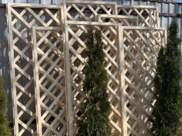 Решетка ( пергола, шпалера ) деревянная изготовим по Вашим размерам в Минске 0032